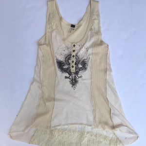 Free People graphic tank